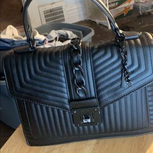 Black leather Aldo Purse